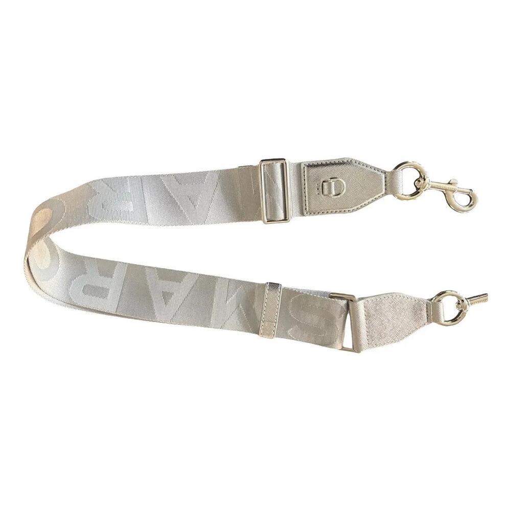 Marc Jacobs adjustable handbag strap - Silver & White - Excellent